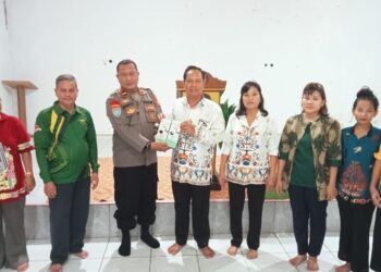 Sat Binmas Polres Gunung Mas Edukasi Pencegahan Karhutla kepada Umat Hindu Kaharingan