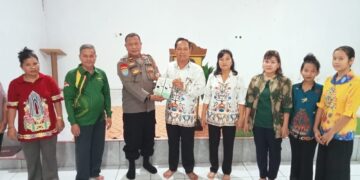 Sat Binmas Polres Gunung Mas Edukasi Pencegahan Karhutla kepada Umat Hindu Kaharingan