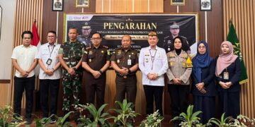 Kapolres Gunung Mas Hadiri Kunjungan Kerja Kajati Kalteng, Perkuat Sinergi Penegakan Hukum