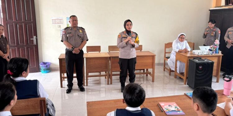 Polres Gunung Mas Edukasi Siswa tentang Perundungan